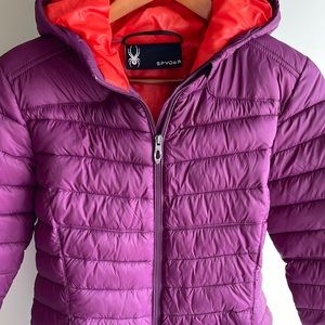 SPYDER-Ski Coat 🎿 Plum, Kids Size XL